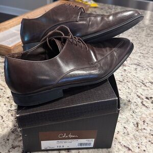 Cole Haan Men's Dark Brown Leather Oxfords